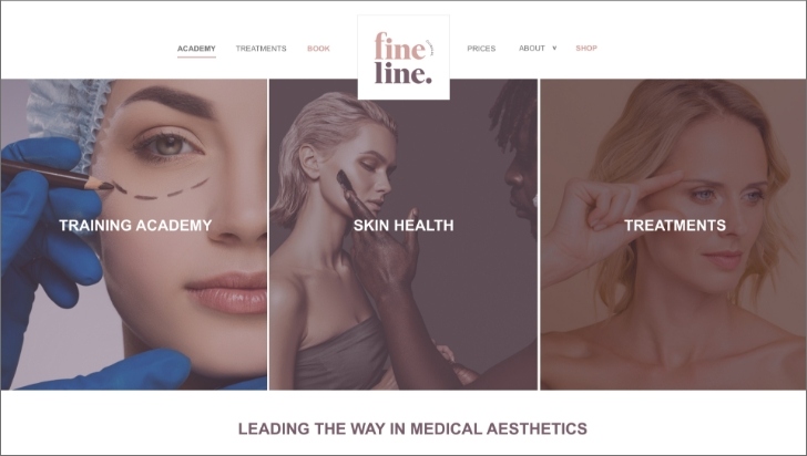 Fineline clinical website