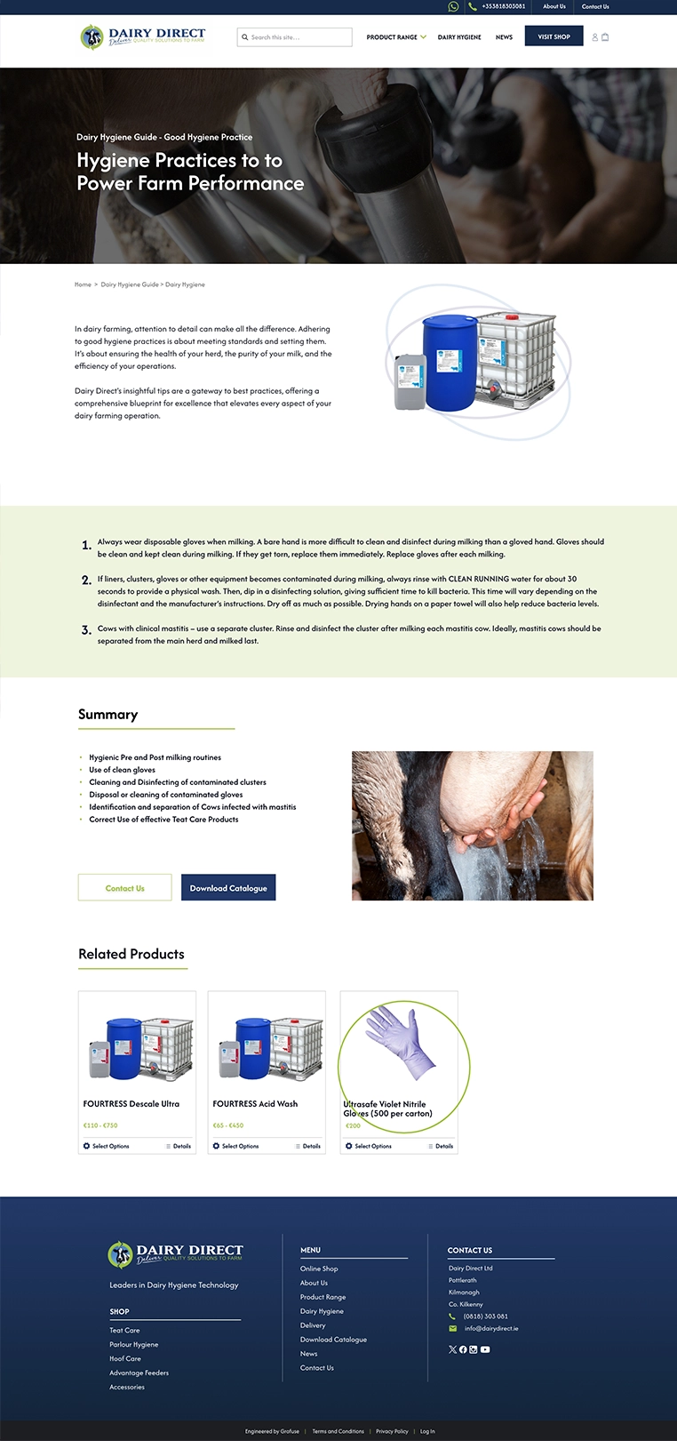 Dairy Direct website