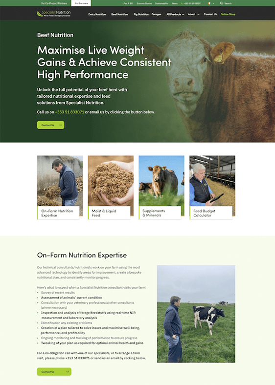 Specialist Nutrition ireland