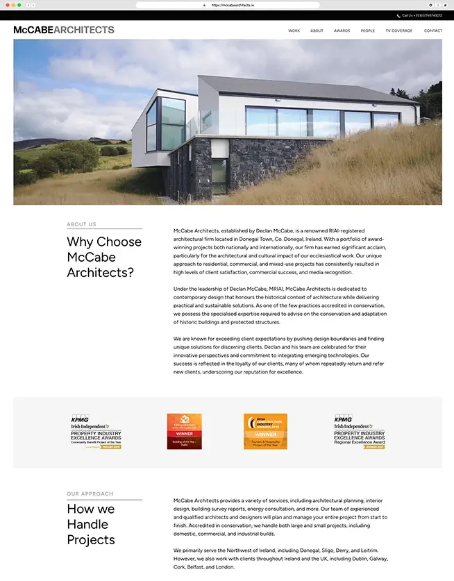 Architect Website design