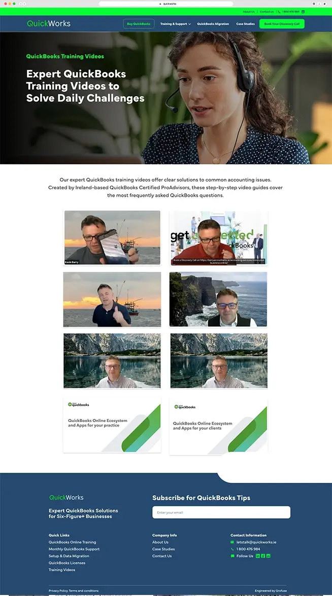 QuickWorks Website Case Study