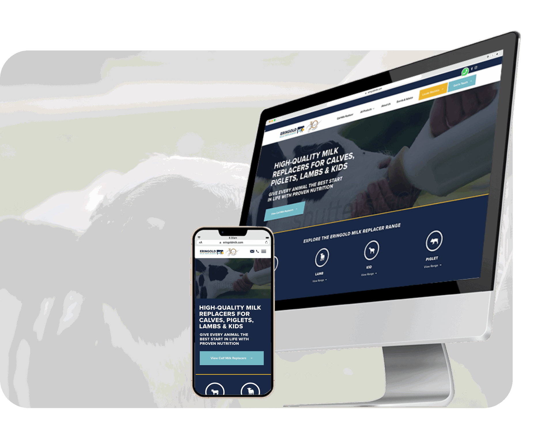 new website for agricultural company