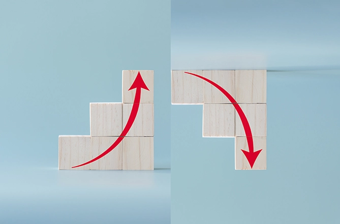 E-commerce business owner analyzing website traffic and sales data