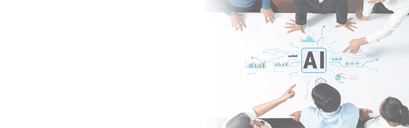 Business using AI to improve marketing strategy and customer engagement